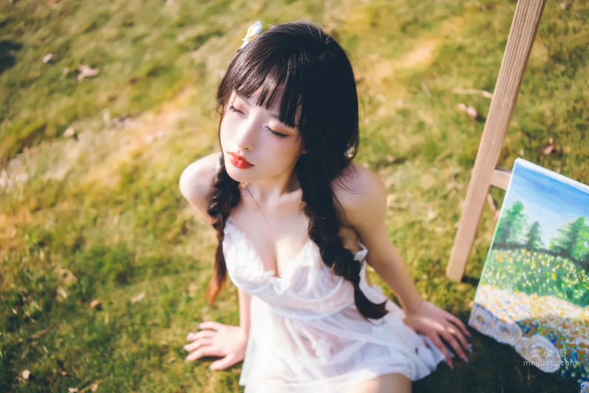 清水由乃 - 田園蕾絲裙 26