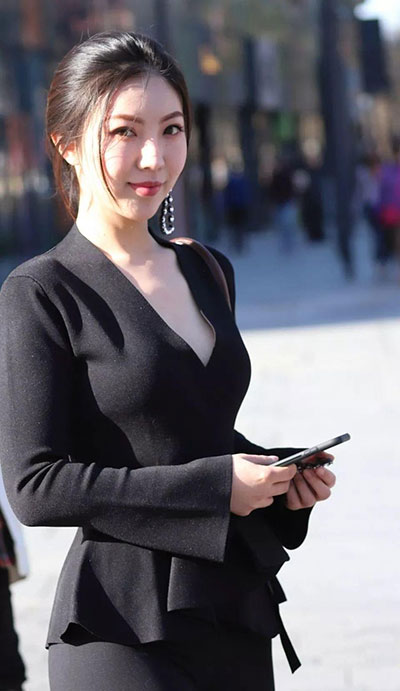 街拍熟女