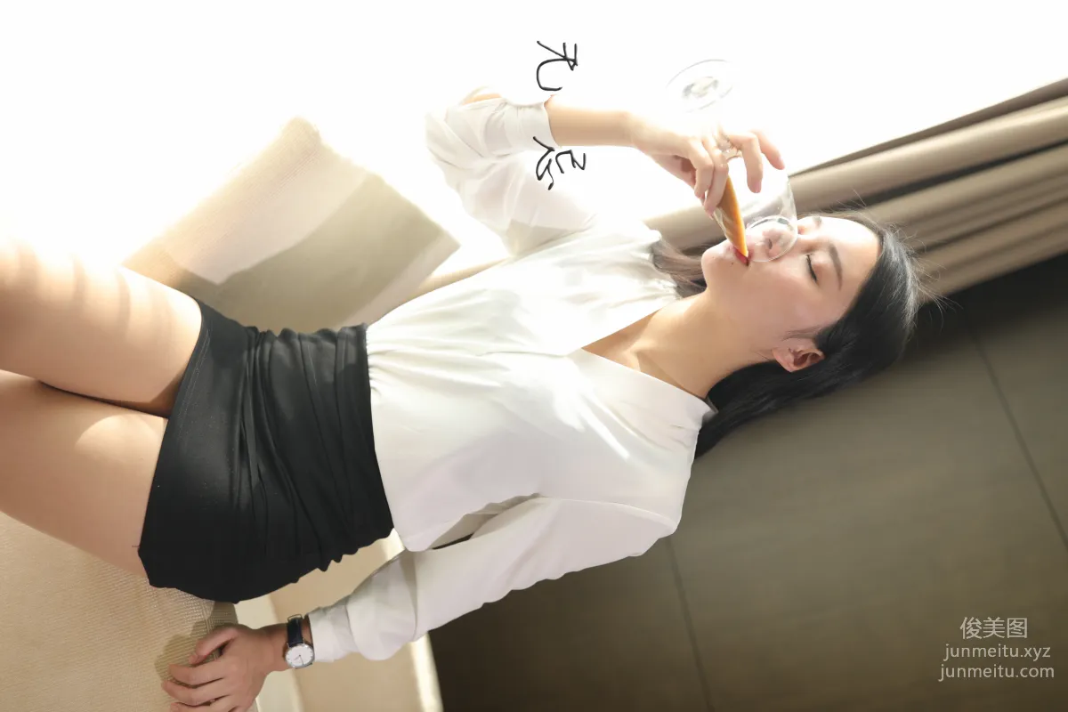 WJ 無忌影社 奶茶妹妹OL肉絲 【93P】 89