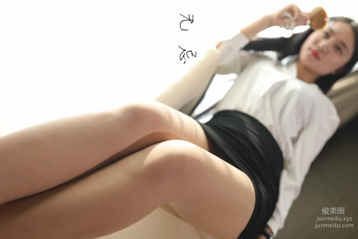 WJ 無忌影社 奶茶妹妹OL肉絲 【93P】 45