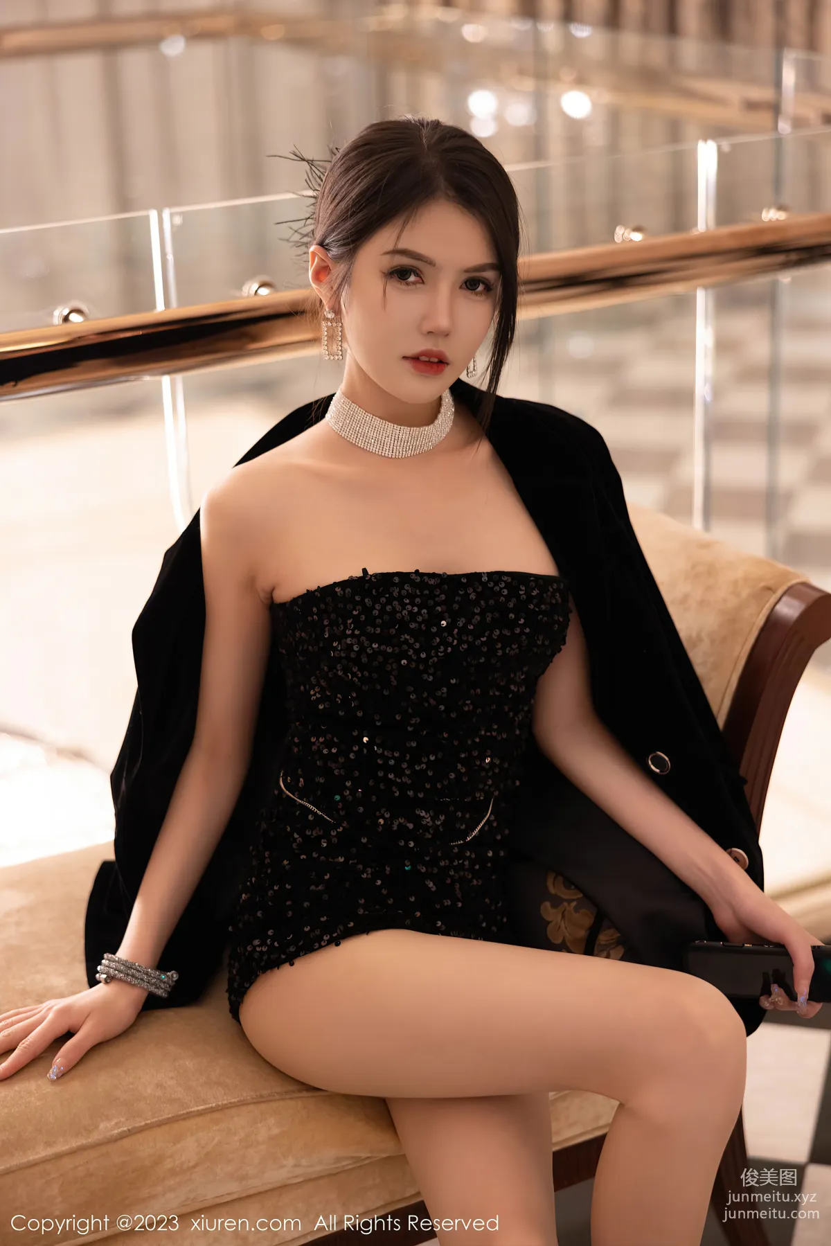 [XiuRen秀人網] 2023.02.28 NO.6335 媛媛醬belle 江浙滬旅拍 5