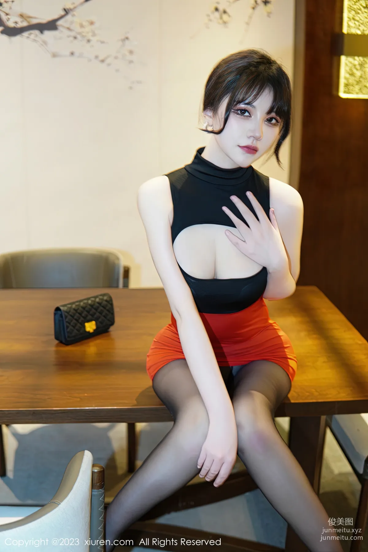 [Xiuren秀人網]2023.01.03 NO.6075 桃桃子 14