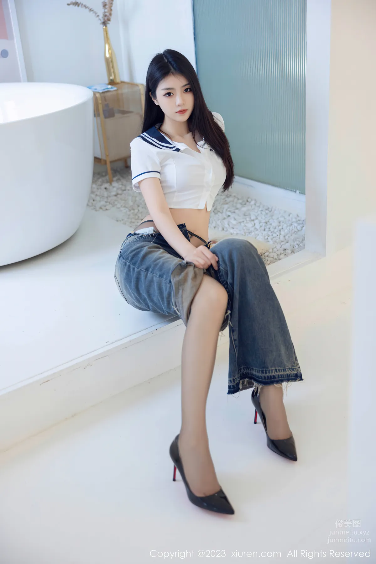 [XiuRen秀人網] 2023.07.05 NO.7027 可樂Vicky 牛仔褲 13