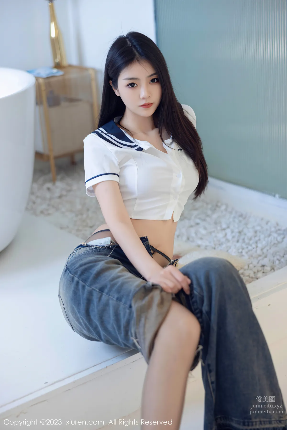 [XiuRen秀人網] 2023.07.05 NO.7027 可樂Vicky 牛仔褲 14