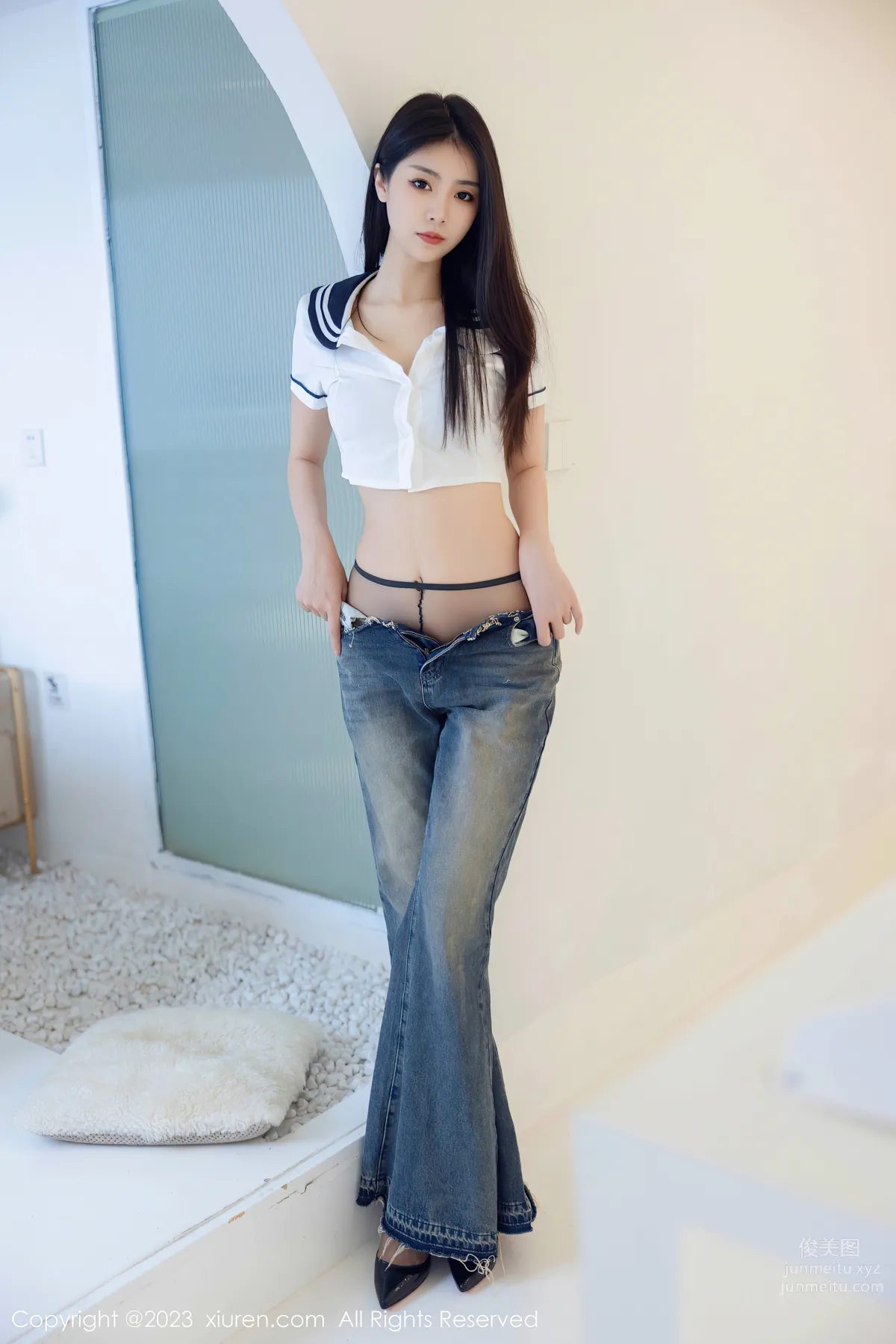 [XiuRen秀人網] 2023.07.05 NO.7027 可樂Vicky 牛仔褲 19