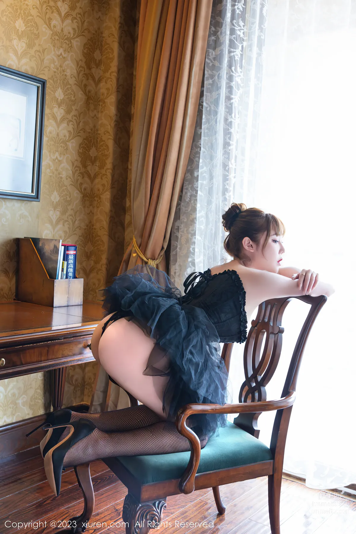 [XiuRen秀人網] 2023.07.11 NO.7057 萌漢藥baby 黑絲 14