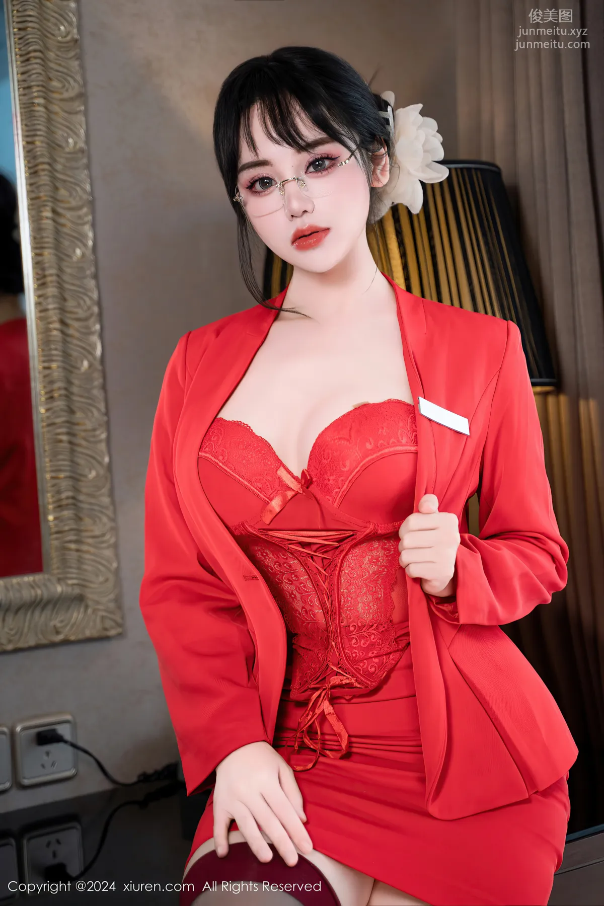 [Xiuren秀人網]2024.04.09 NO.8360 汐汐愛吃草莓 7