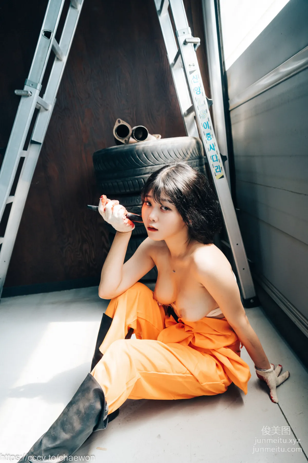 137.[Loozy] Zia (지아) - Garage Girl[129P] 26