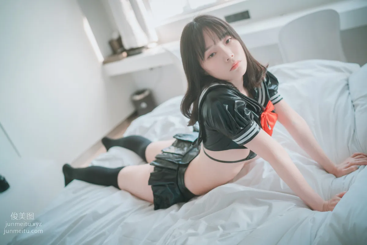 060.[DJAWA] Pia - Leather Black Schoolgirl[103P] 29
