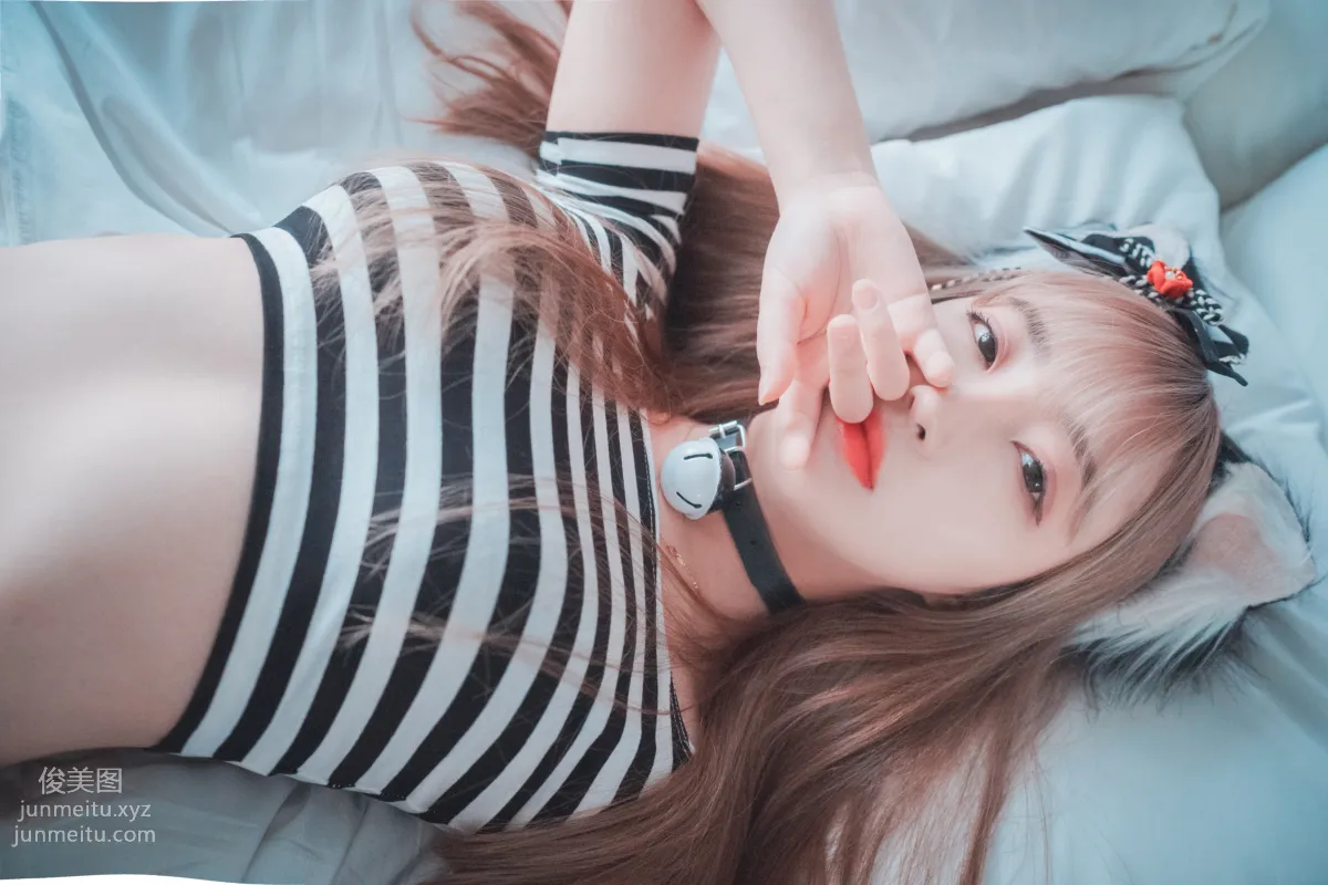 091.[DJAWA] Hanari - Catgirl in Stripes[91P] 71