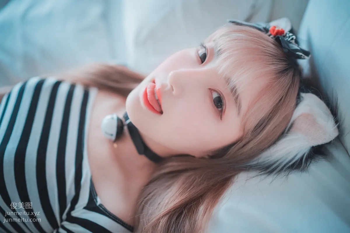 091.[DJAWA] Hanari - Catgirl in Stripes[91P] 84