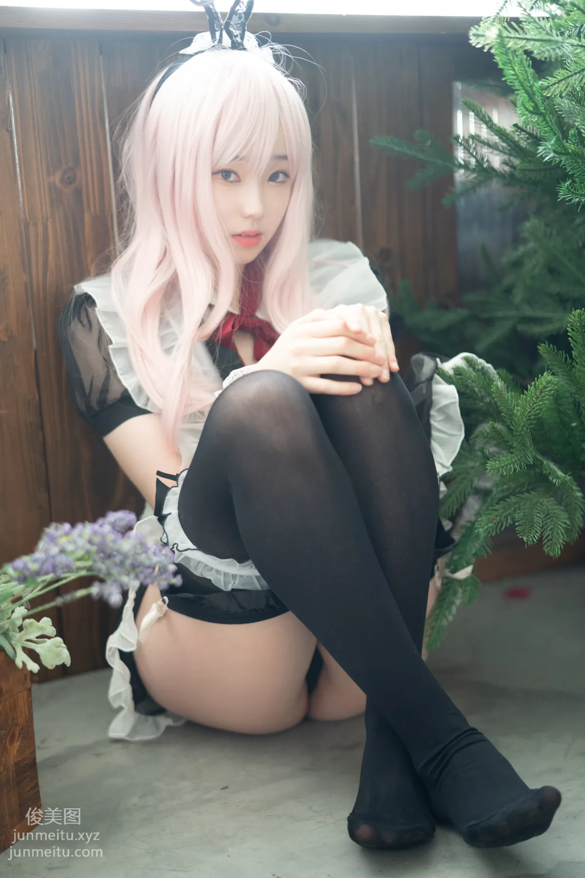 135.[DJAWA] BamBi - Sheer Bunny Maid[51P] 38