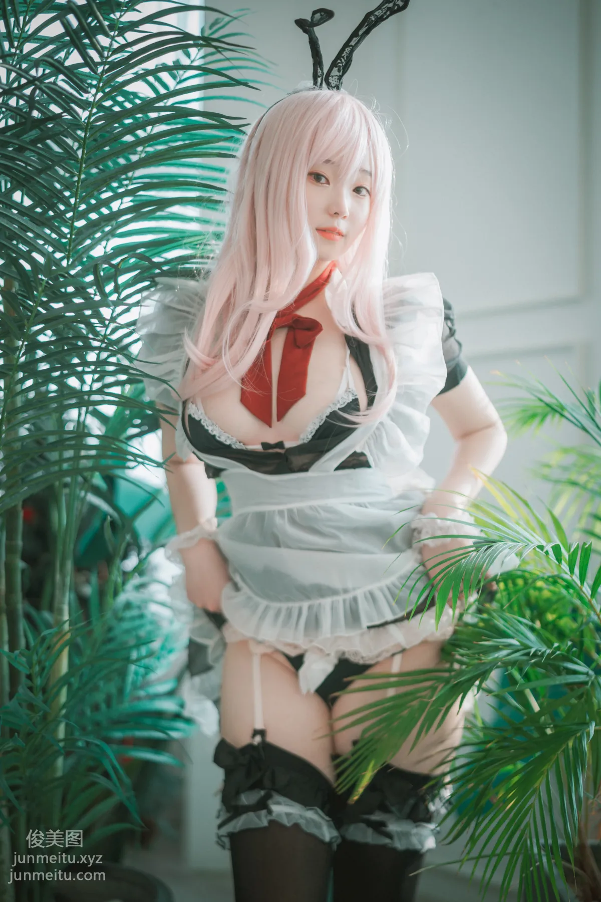 135.[DJAWA] BamBi - Sheer Bunny Maid[51P] 50