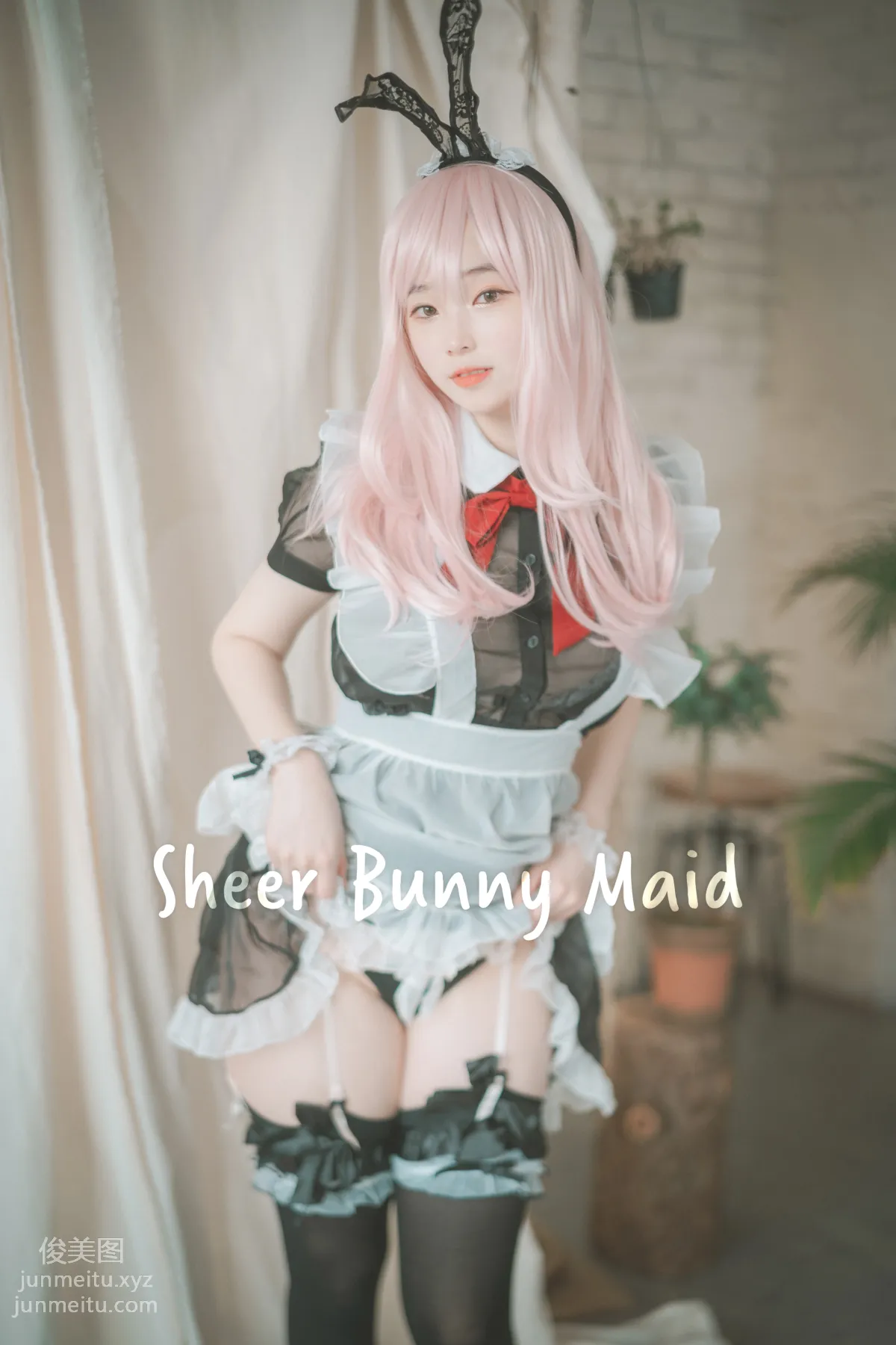 135.[DJAWA] BamBi - Sheer Bunny Maid[51P] 51