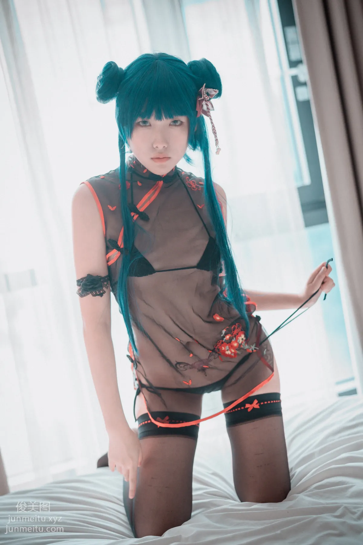 177.[DJAWA] Sonson – Sheer Qipao Girl[45P] 34