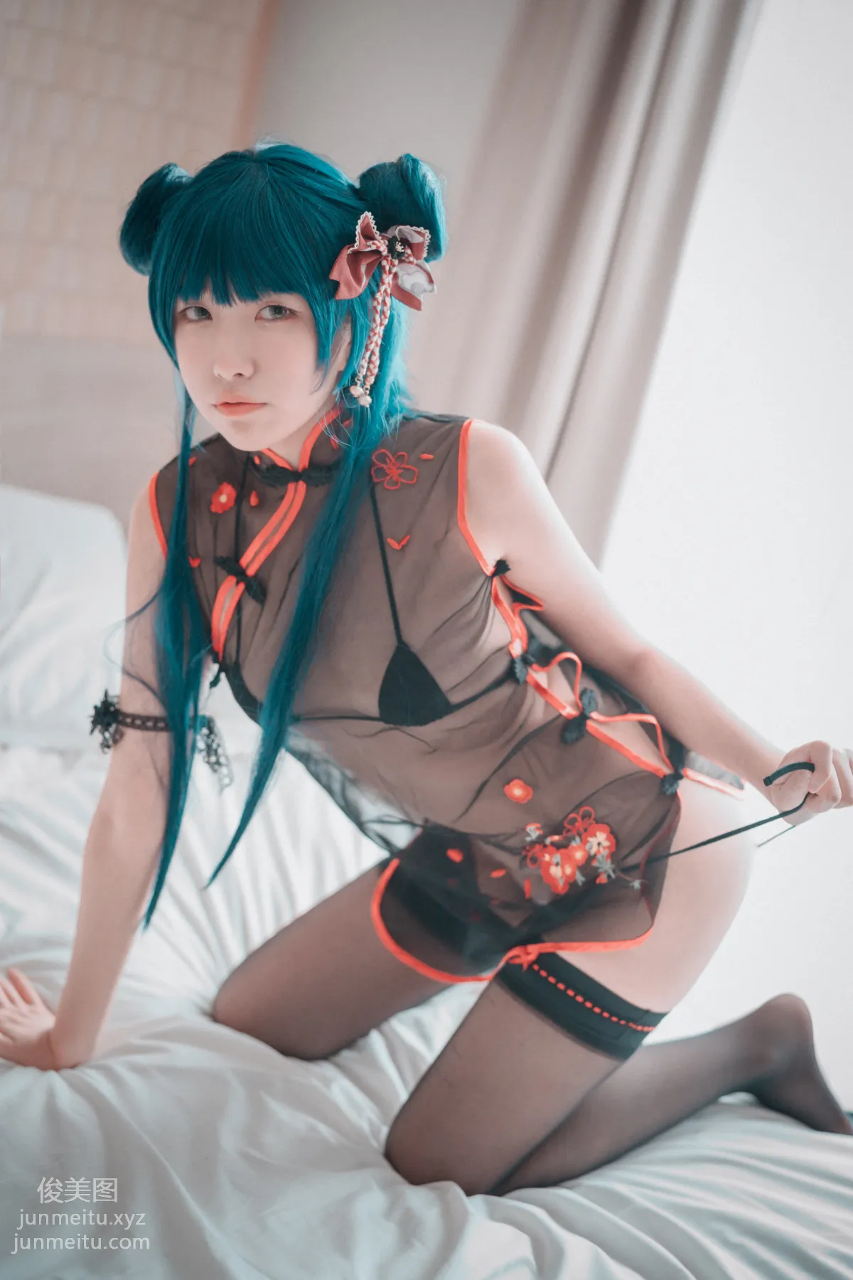 177.[DJAWA] Sonson – Sheer Qipao Girl[45P] 35
