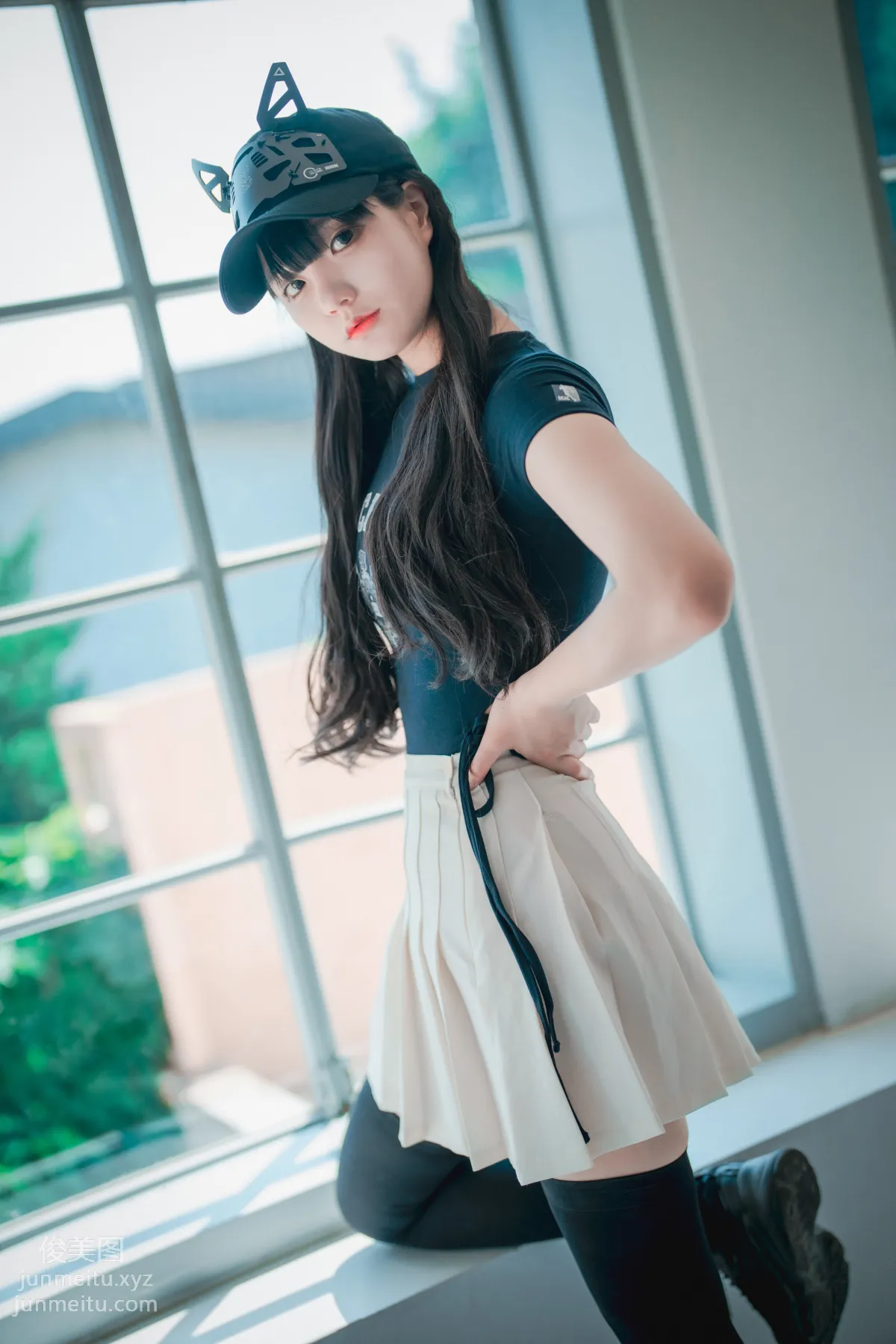 180.[DJAWA] Jenny – Classic Athletic Girl in Navy Blue[71P] 3