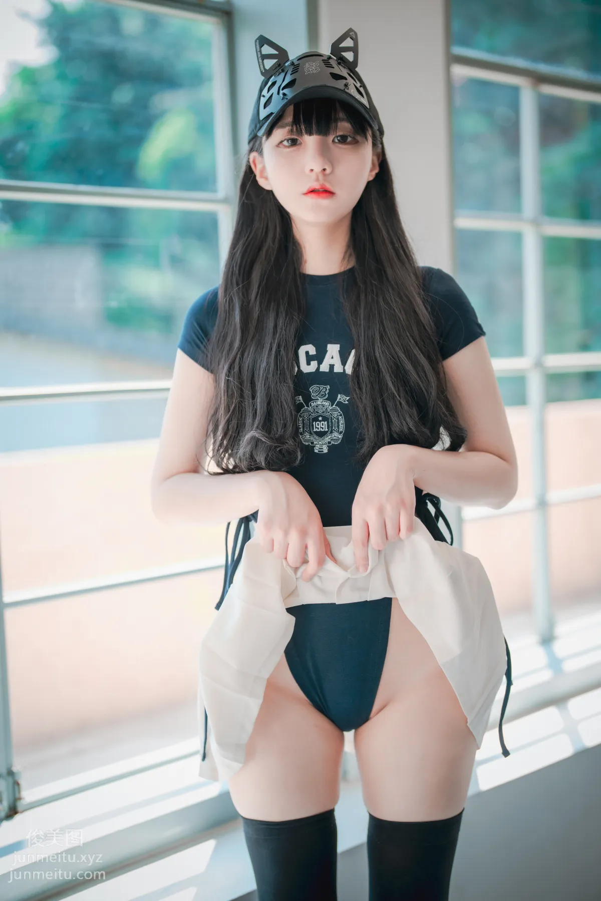 180.[DJAWA] Jenny – Classic Athletic Girl in Navy Blue[71P] 10