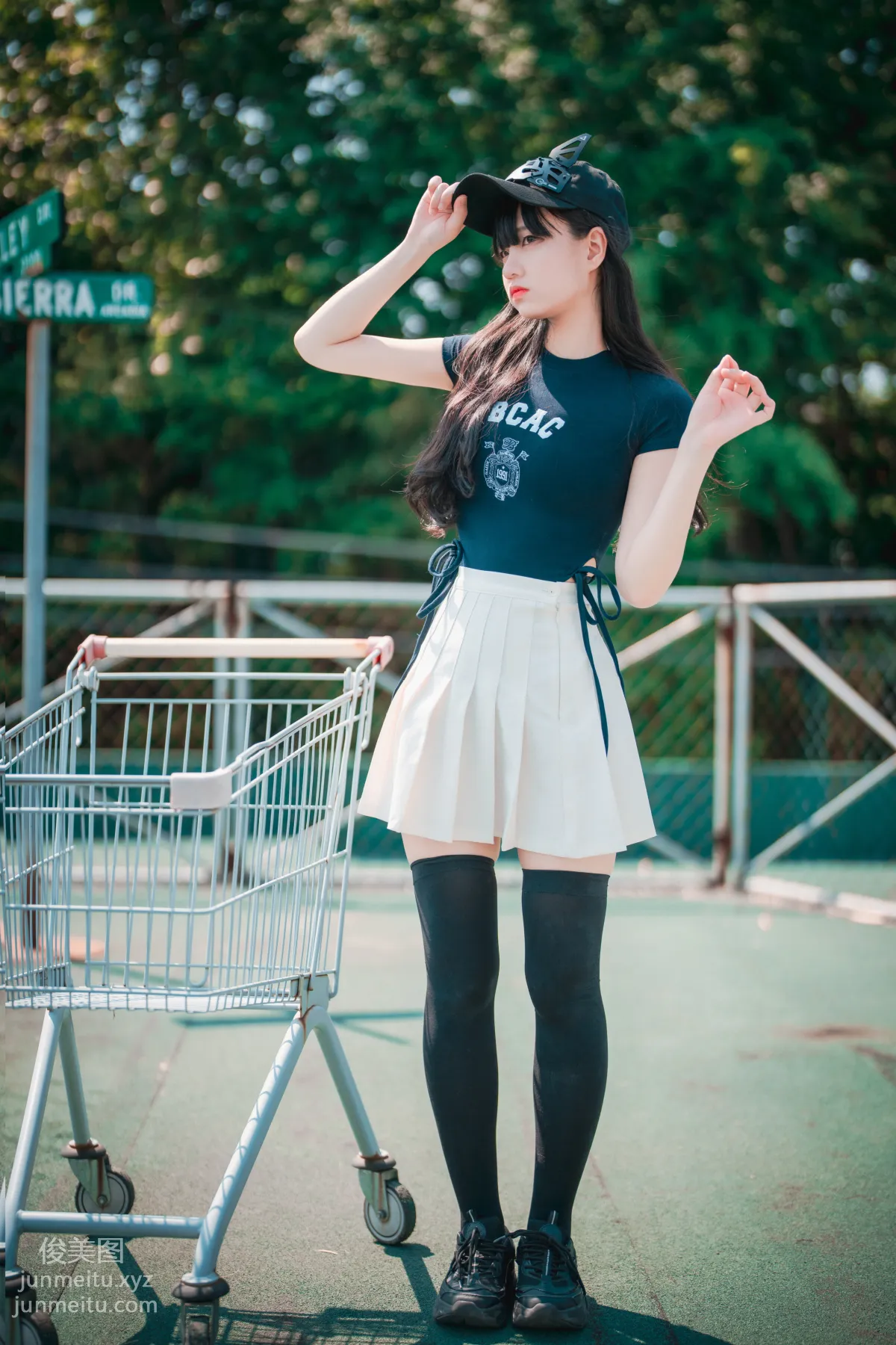180.[DJAWA] Jenny – Classic Athletic Girl in Navy Blue[71P] 16