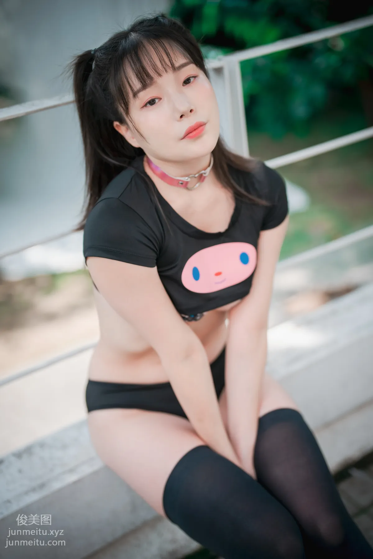 220.[DJAWA] Pia - Black Puppy Girl[50P] 9