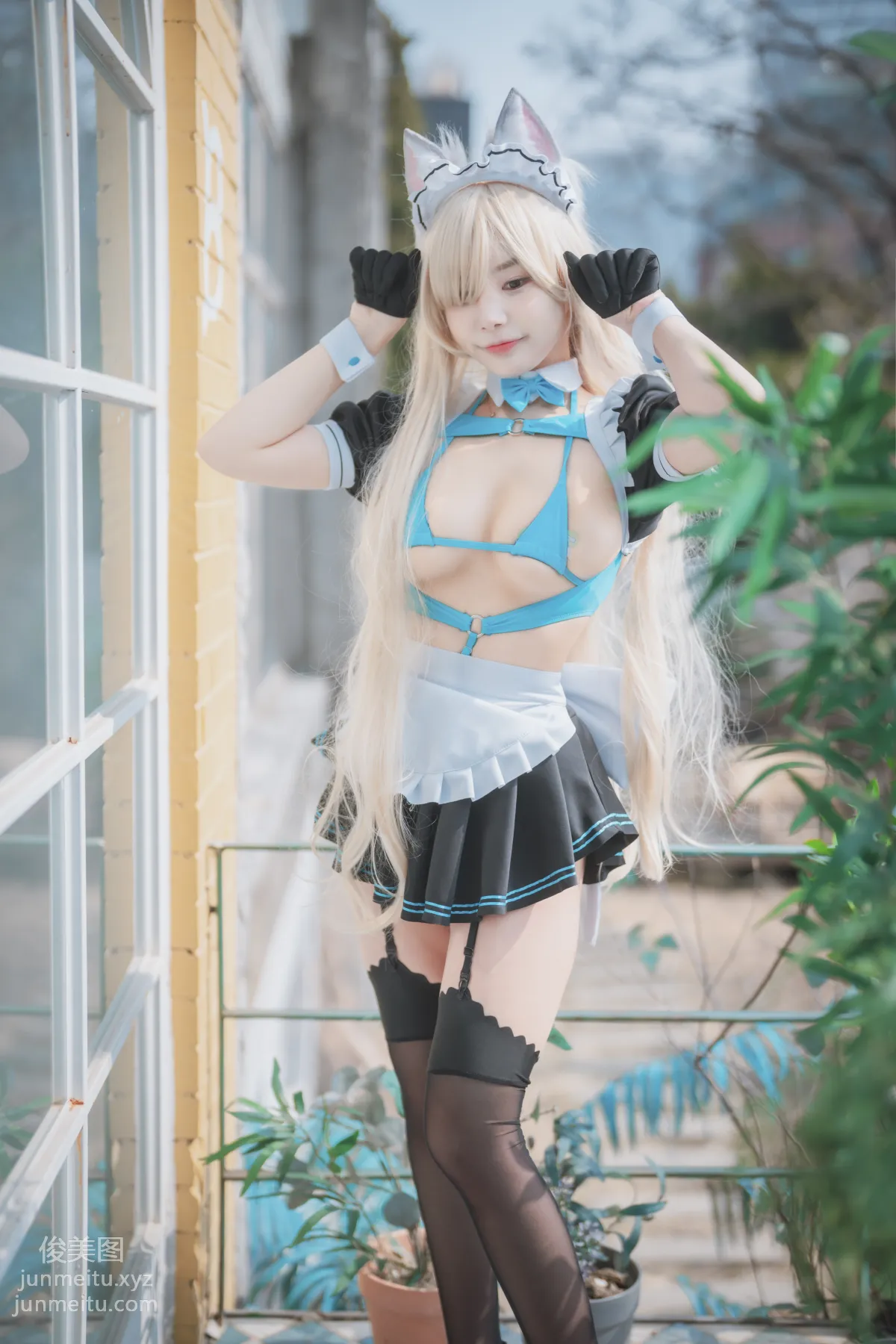 304.DJAWA Photo - Zzyuri (쮸리) - Asuna’s Maid Mansion [143P] 15