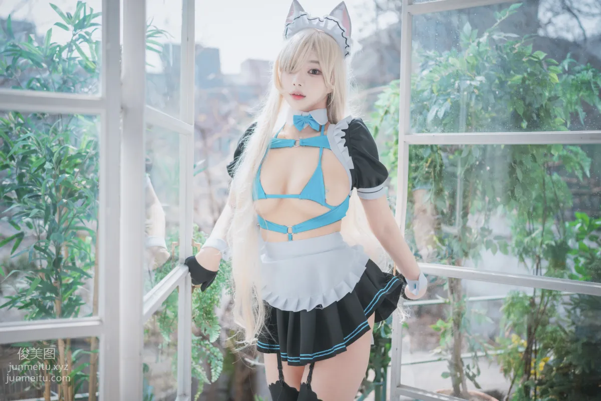 304.DJAWA Photo - Zzyuri (쮸리) - Asuna’s Maid Mansion [143P] 16