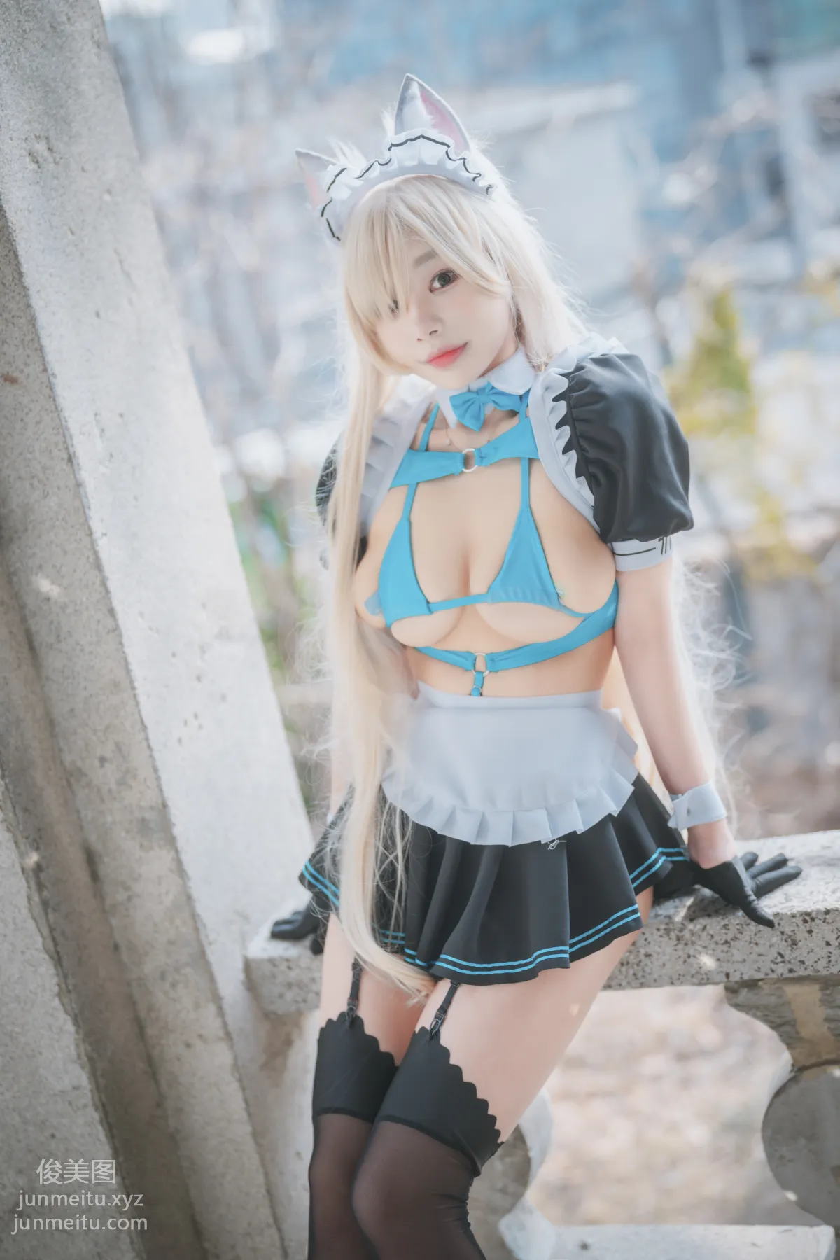 304.DJAWA Photo - Zzyuri (쮸리) - Asuna’s Maid Mansion [143P] 52