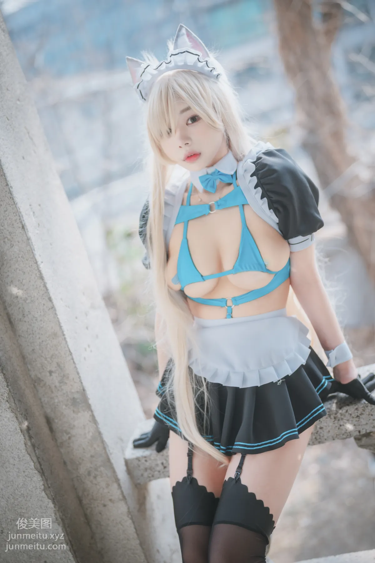 304.DJAWA Photo - Zzyuri (쮸리) - Asuna’s Maid Mansion [143P] 53