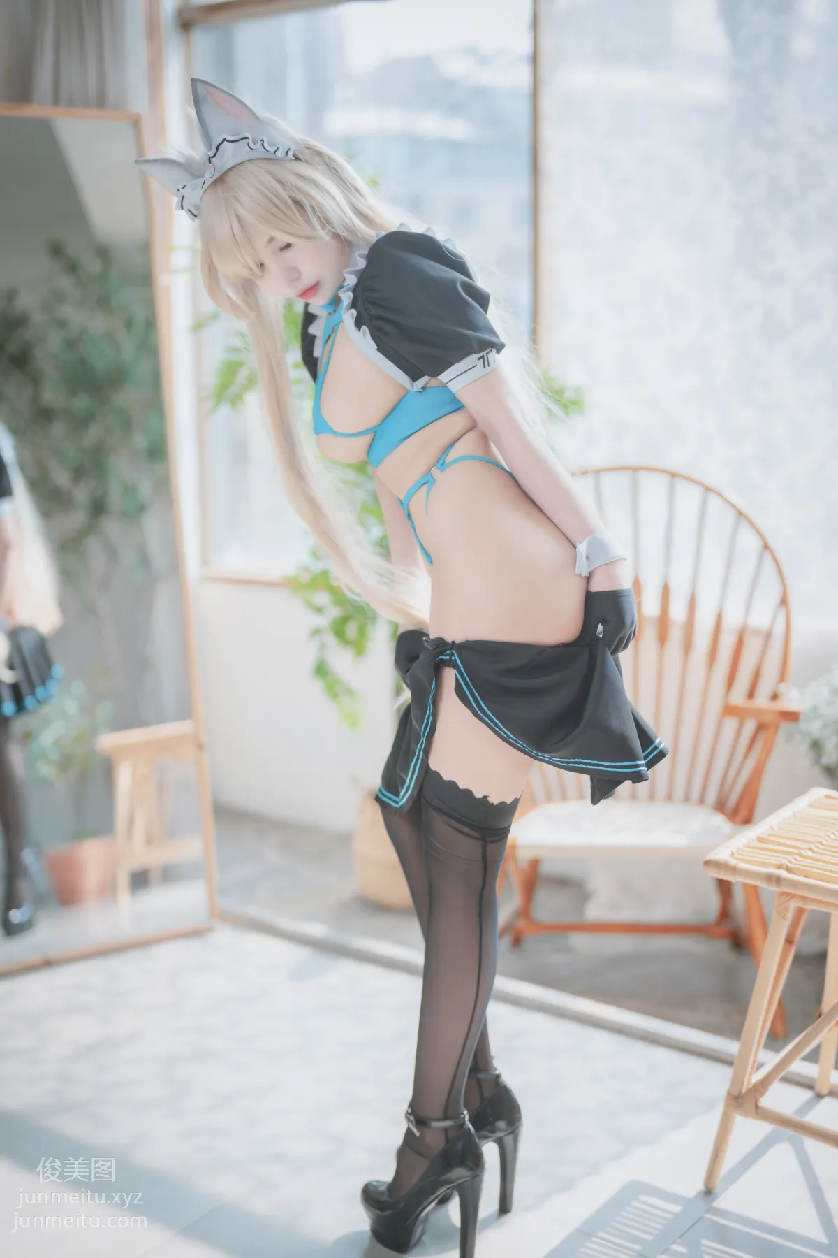 304.DJAWA Photo - Zzyuri (쮸리) - Asuna’s Maid Mansion [143P] 59