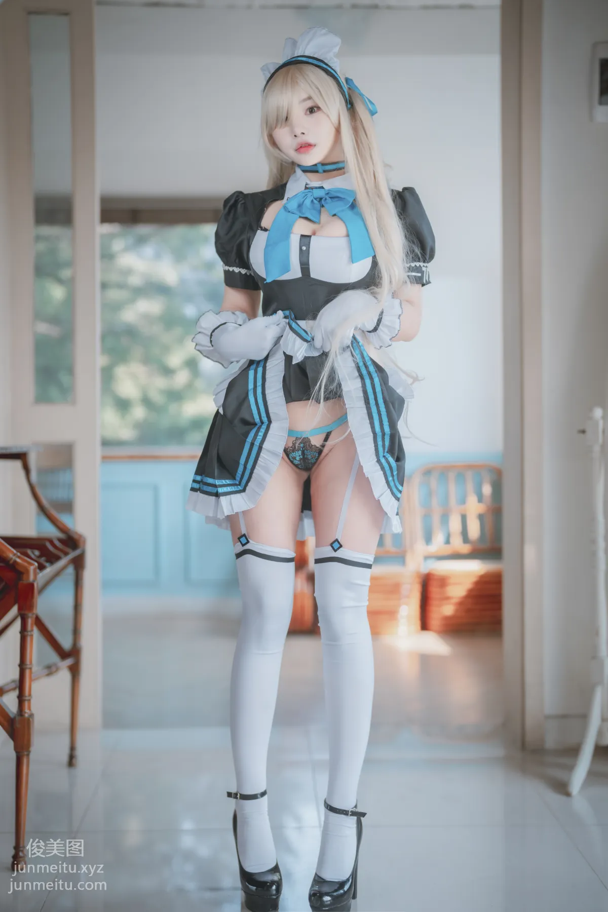 304.DJAWA Photo - Zzyuri (쮸리) - Asuna’s Maid Mansion [143P] 79