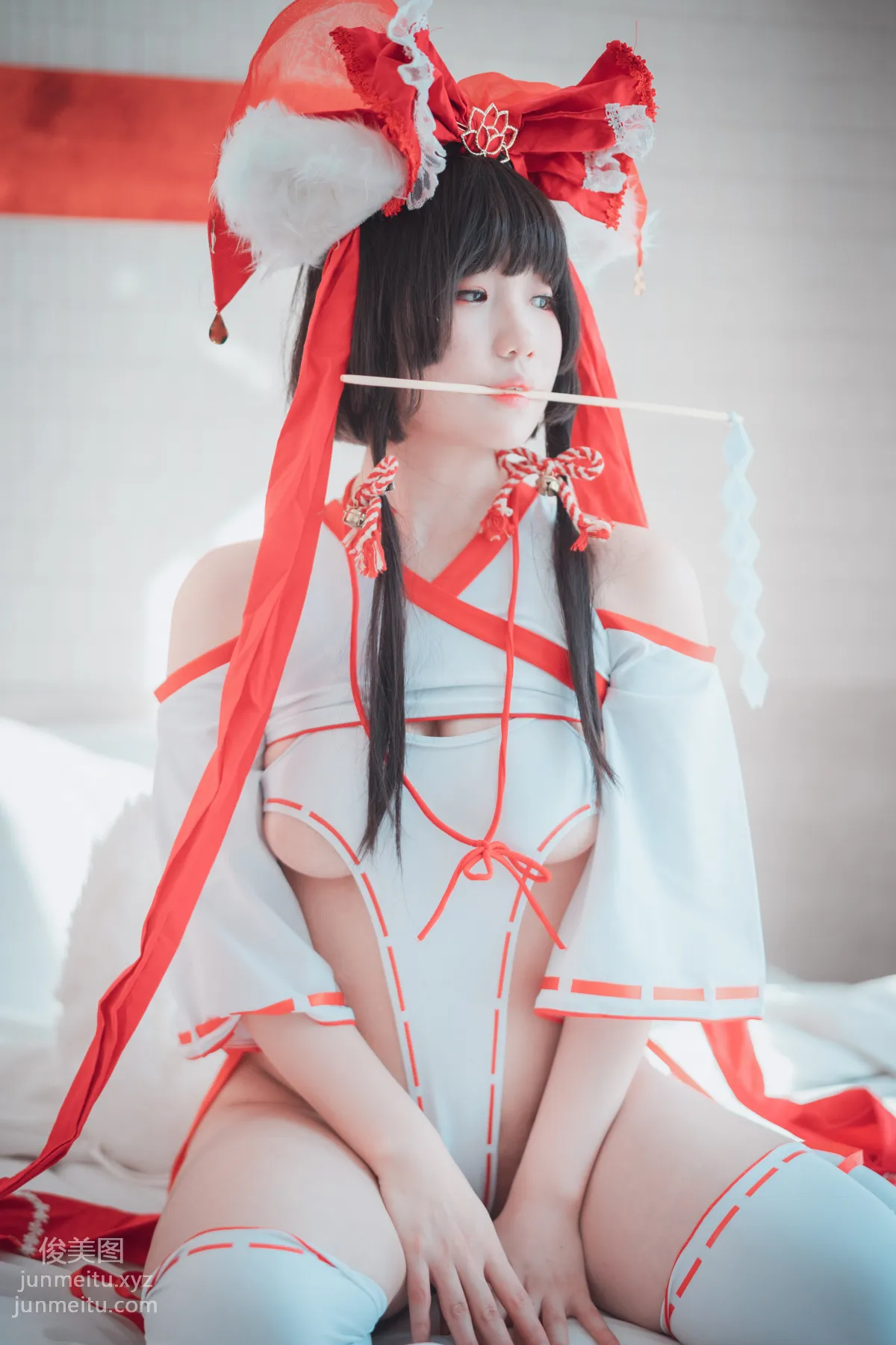 321.DJAWA Photo – Mimmi - Kitsune Miko Ver B[93P] 19