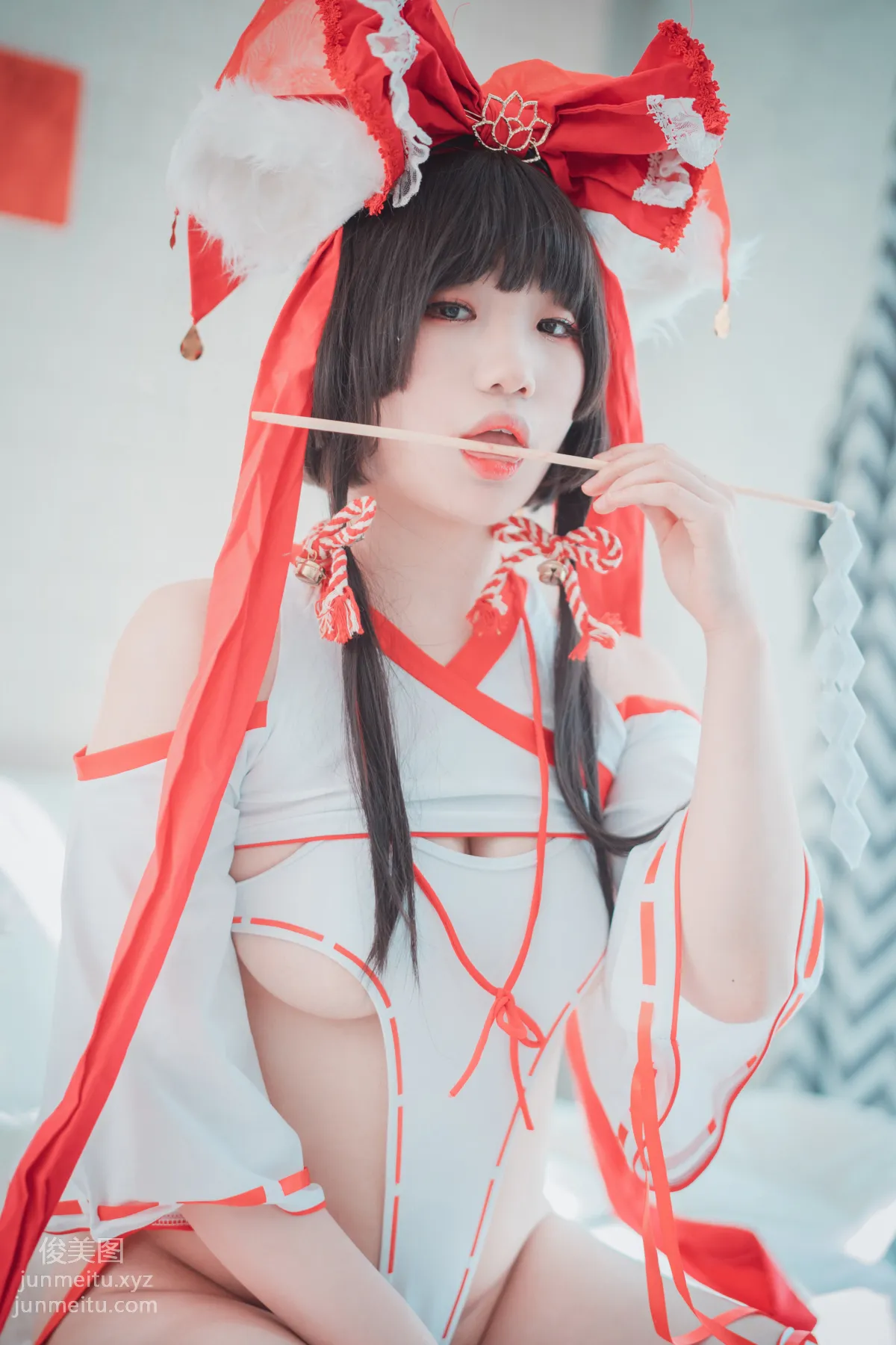 321.DJAWA Photo – Mimmi - Kitsune Miko Ver B[93P] 20