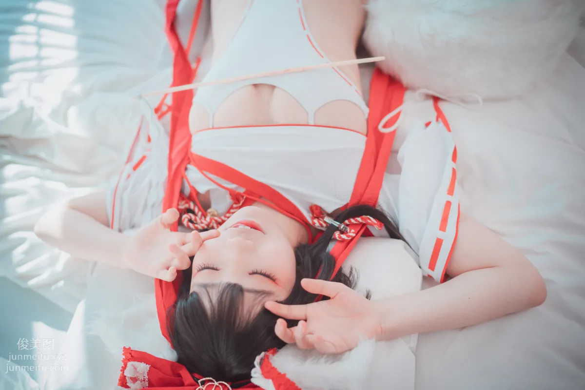 321.DJAWA Photo – Mimmi - Kitsune Miko Ver B[93P] 23