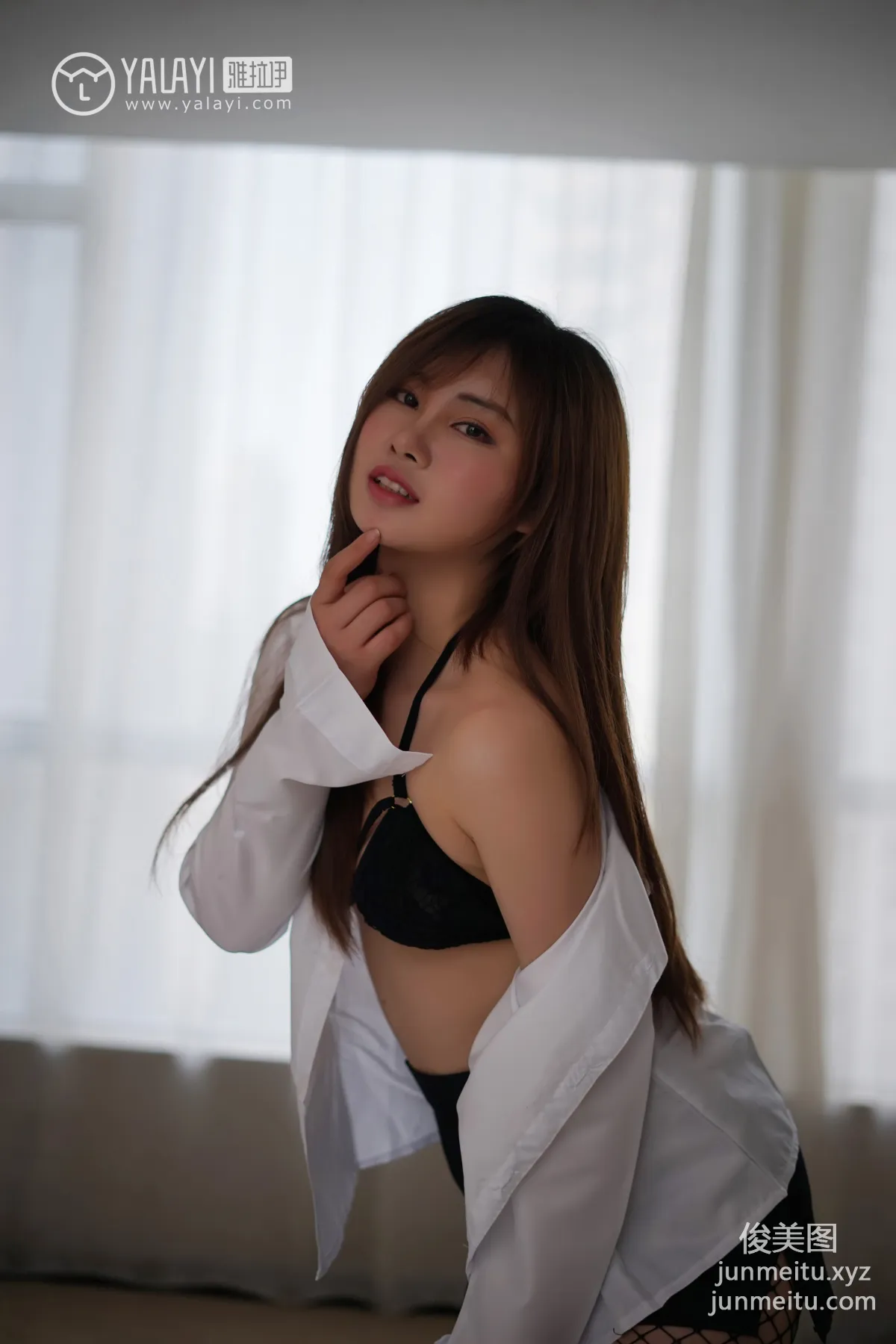 [YALAYI雅拉伊] No.002 妮妮的黑絲誘惑 艾妮妮 [37P] 4