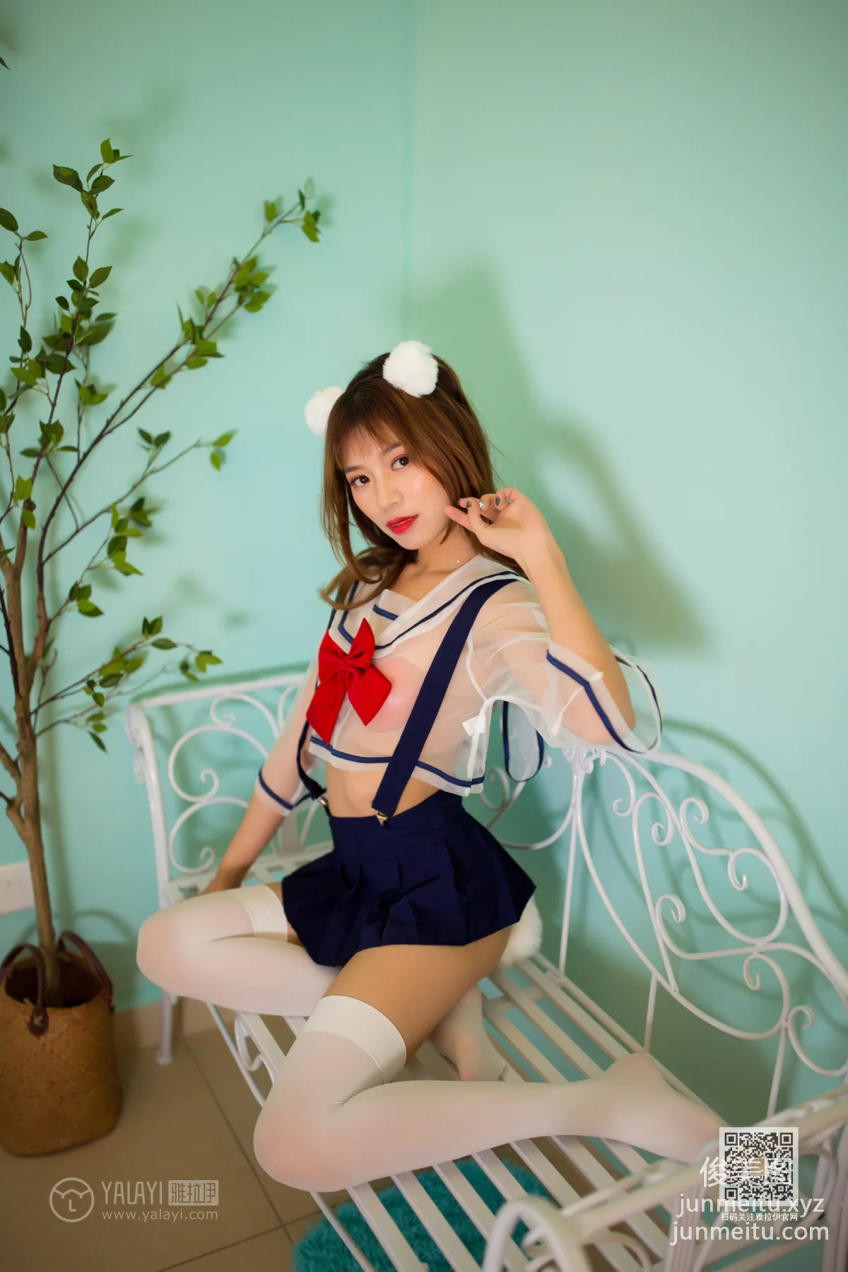 [YALAYI雅拉伊] 2020.02.20 Vol.550 進化的JK少女 麗雅 41