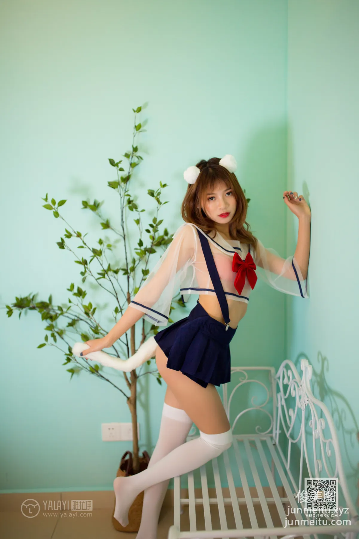 [YALAYI雅拉伊] 2020.02.20 Vol.550 進化的JK少女 麗雅 61