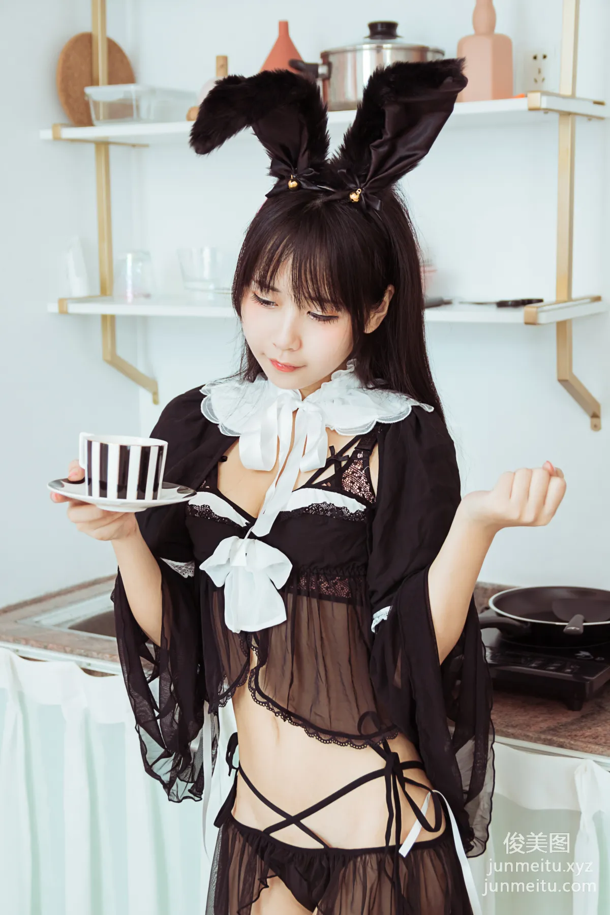 [YALAYI雅拉伊] 2020.04.26 Y617 甜醬吖《今晚穿了女仆裝》 8