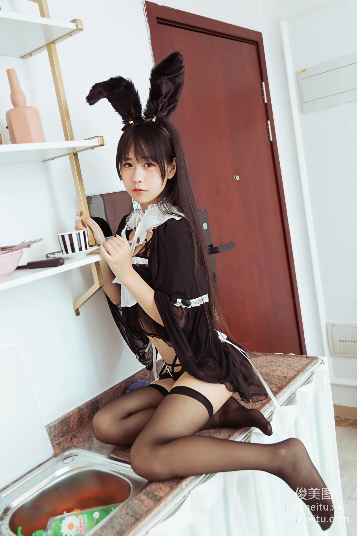 [YALAYI雅拉伊] 2020.04.26 Y617 甜醬吖《今晚穿了女仆裝》 12