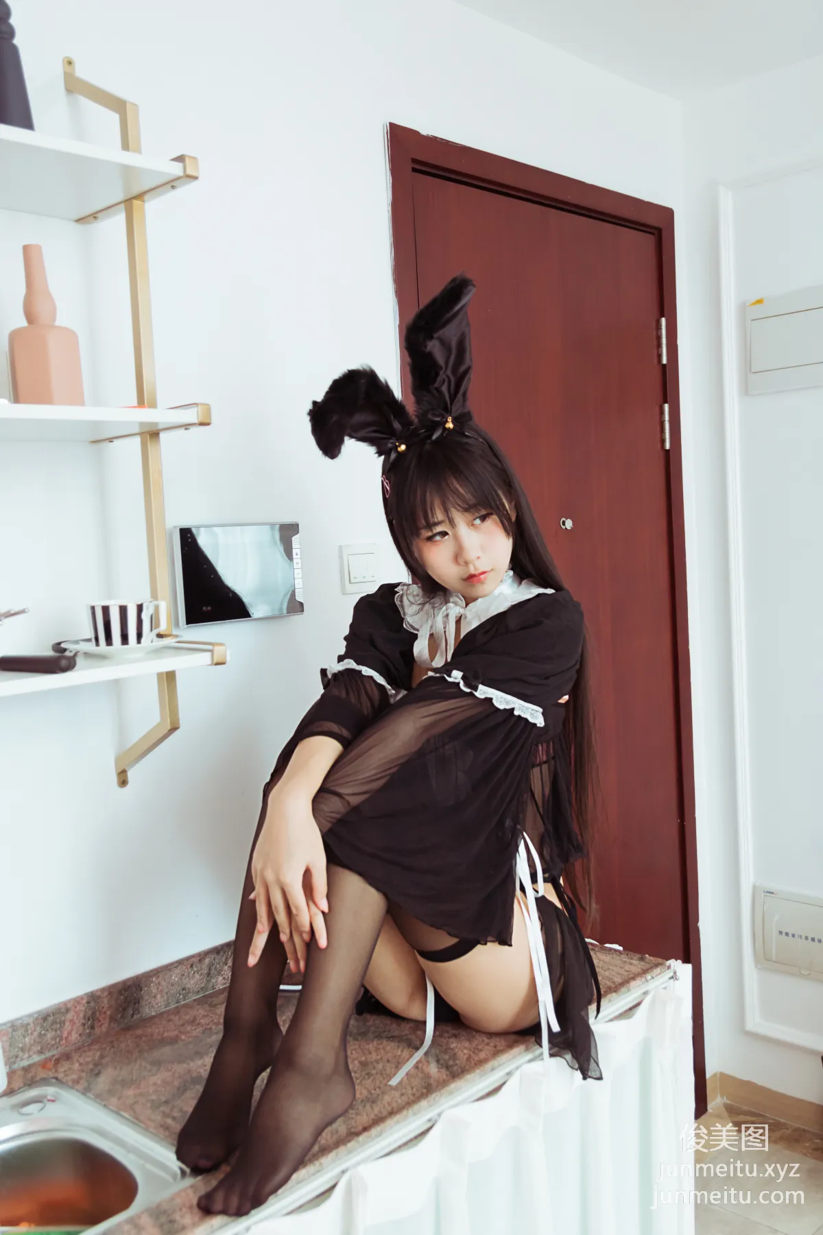 [YALAYI雅拉伊] 2020.04.26 Y617 甜醬吖《今晚穿了女仆裝》 14