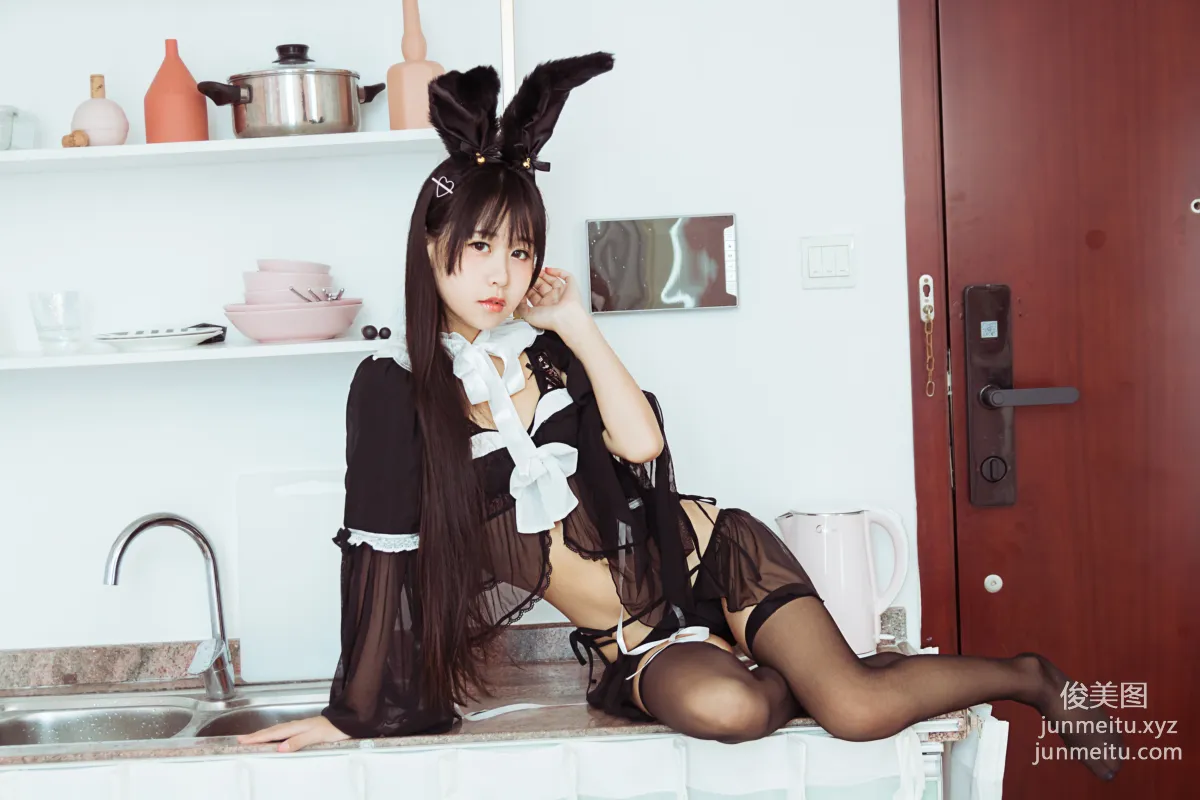 [YALAYI雅拉伊] 2020.04.26 Y617 甜醬吖《今晚穿了女仆裝》 18