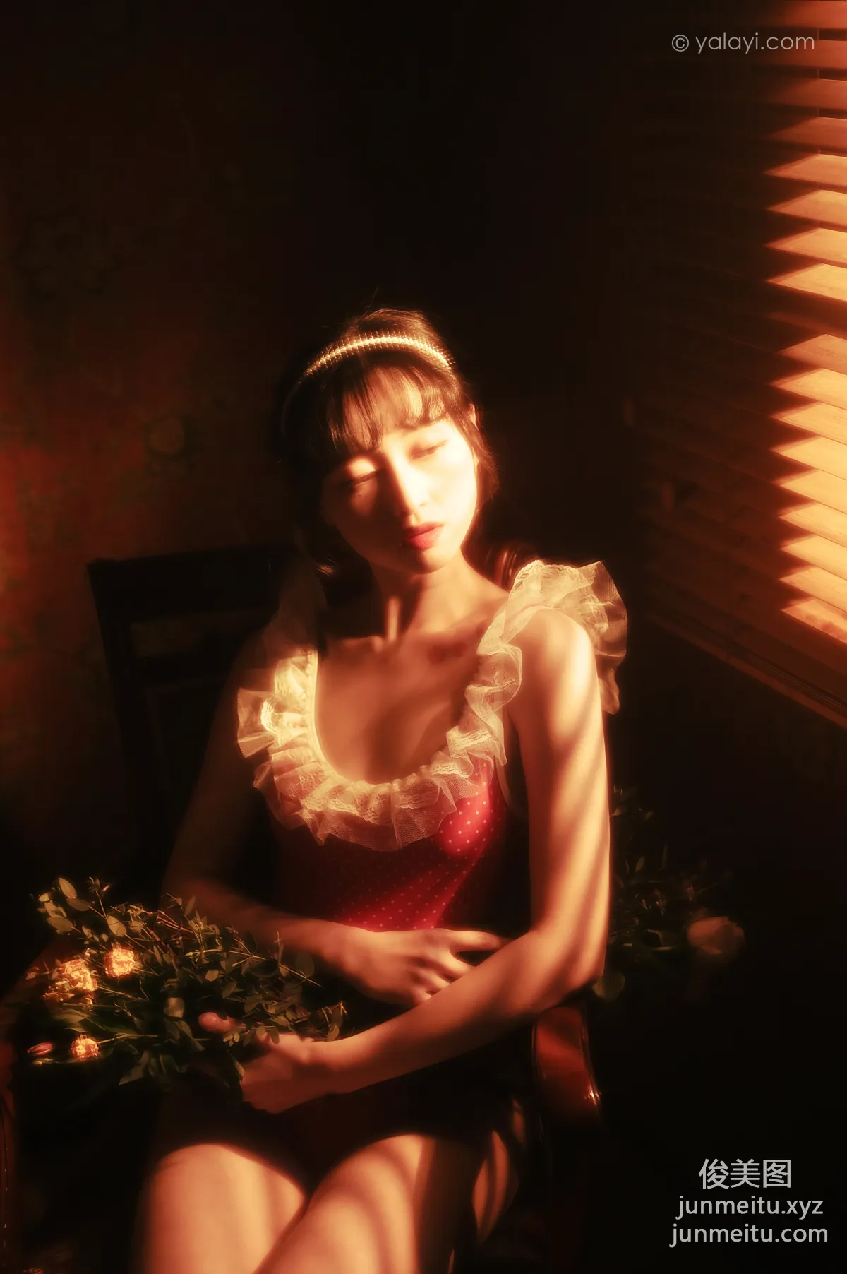 [YALAYI雅拉伊]2021.04.16 NO.787 紅顔舊夢 京京 10