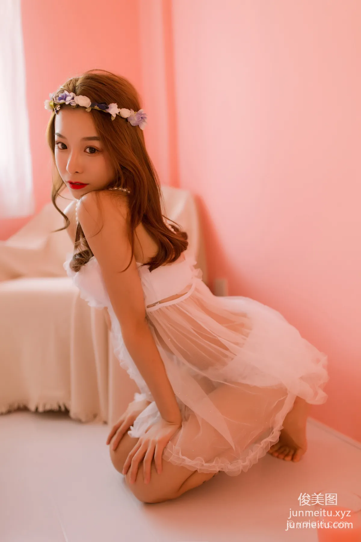 [YALAYI雅拉伊]2021.06.24 NO.810 粉色少女 微微 19