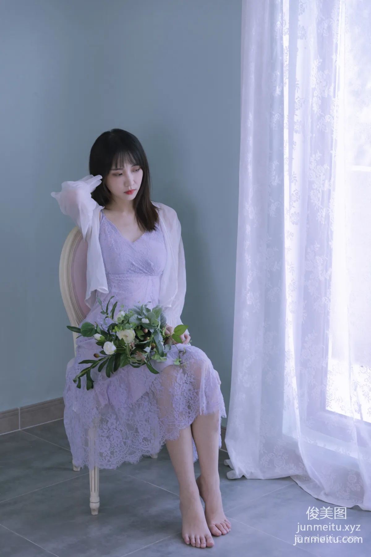 [YALAYI雅拉伊]2021.06.27 NO.811 紫色的早晨 妍妍 15