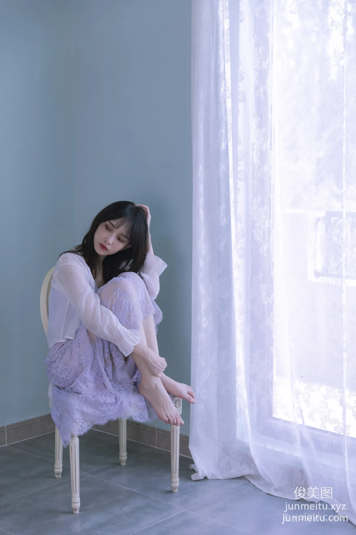 [YALAYI雅拉伊]2021.06.27 NO.811 紫色的早晨 妍妍 16