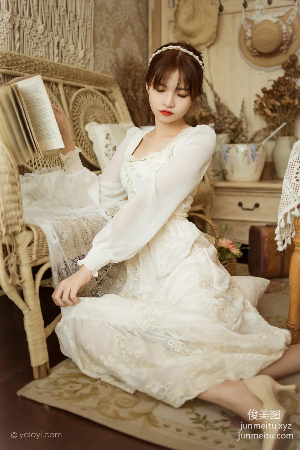 [YALAYI雅拉伊]2021.11.29 NO.871 花白裙 茹莎 18