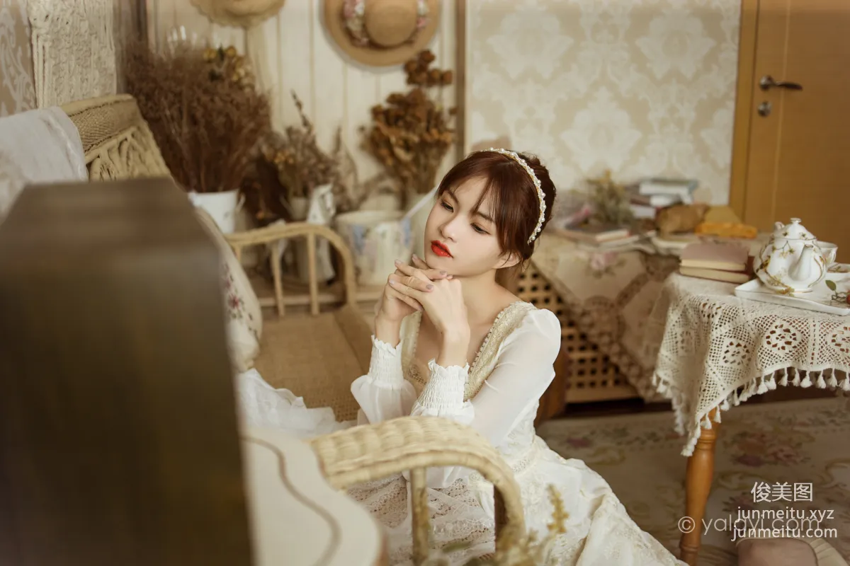 [YALAYI雅拉伊]2021.11.29 NO.871 花白裙 茹莎 20