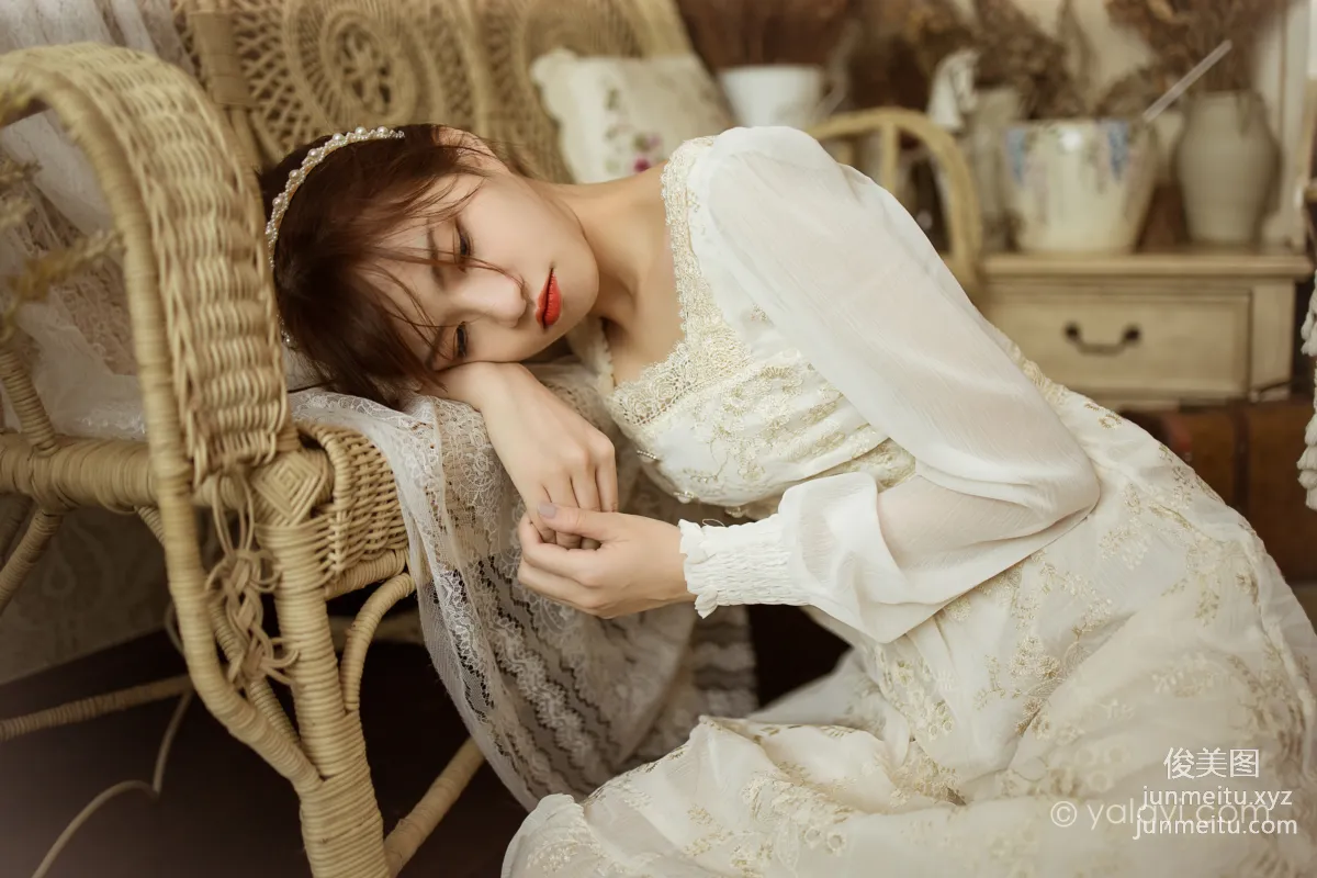 [YALAYI雅拉伊]2021.11.29 NO.871 花白裙 茹莎 21
