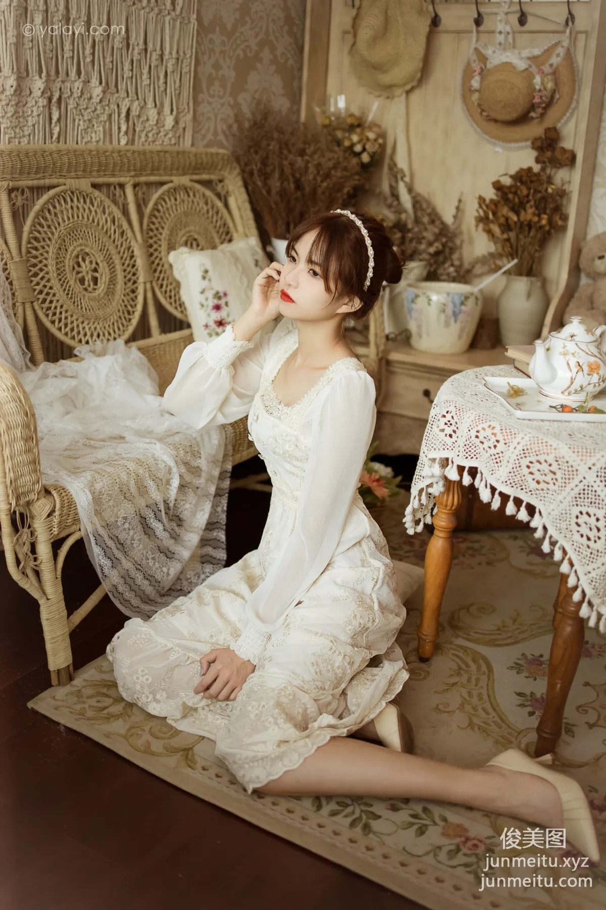 [YALAYI雅拉伊]2021.11.29 NO.871 花白裙 茹莎 22