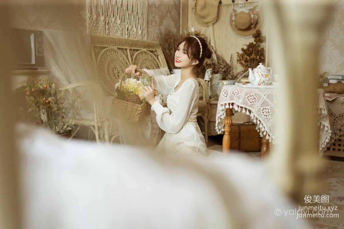 [YALAYI雅拉伊]2021.11.29 NO.871 花白裙 茹莎 25