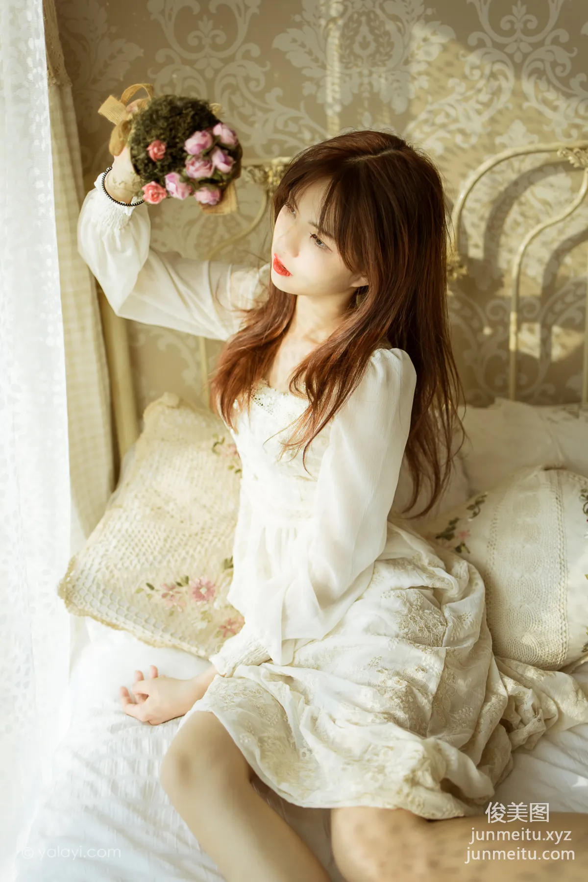 [YALAYI雅拉伊]2021.11.29 NO.871 花白裙 茹莎 37